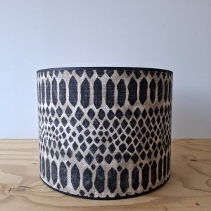 Lampenkap - Snakeprint black and white