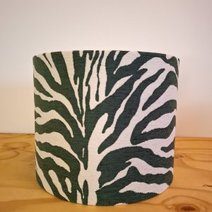 Lampenkap - Zebra groen/offwhite